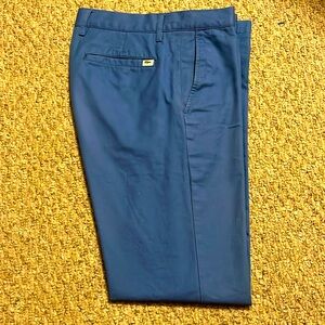 men’s LACOSTE slim fit chino 30/32 darker blue